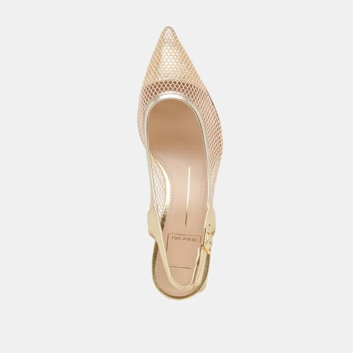 Dolce Vita Blondi Heels Blush Multi Mesh Women Flats and Loafers