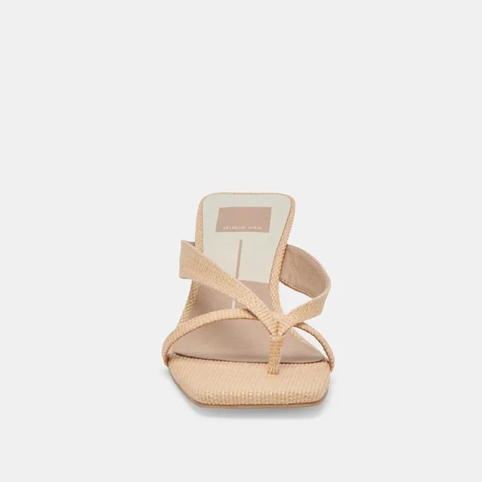 Dolce Vita Brevel Heels Natural Raffia Women Heels