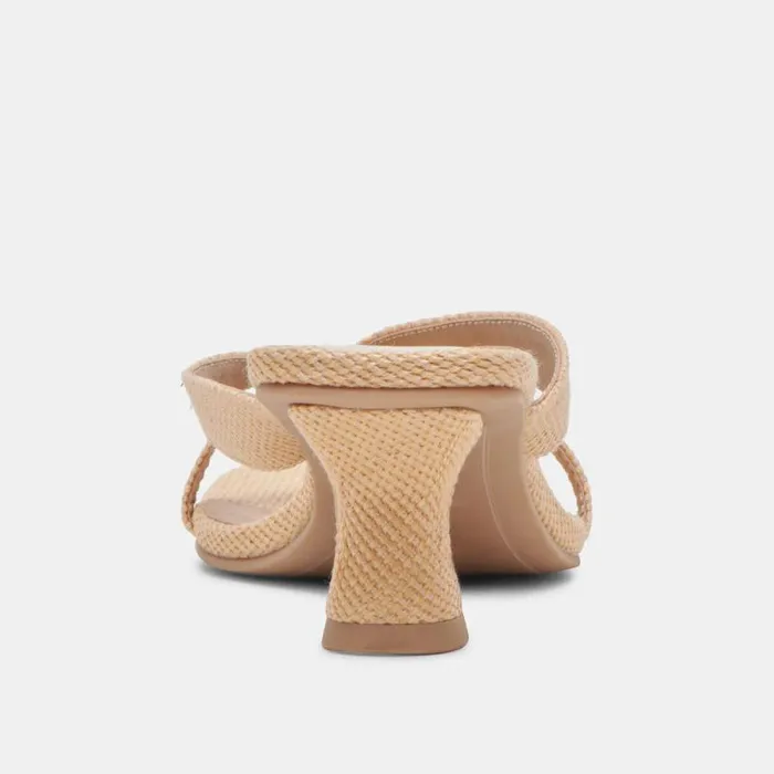 Dolce Vita Brevel Heels Natural Raffia Women Heels