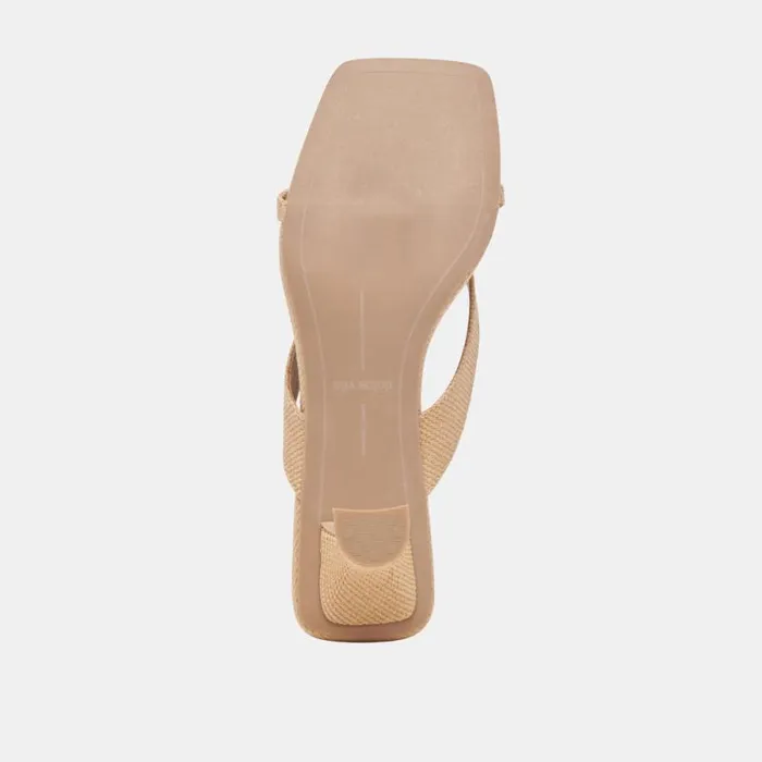 Dolce Vita Brevel Heels Natural Raffia Women Heels