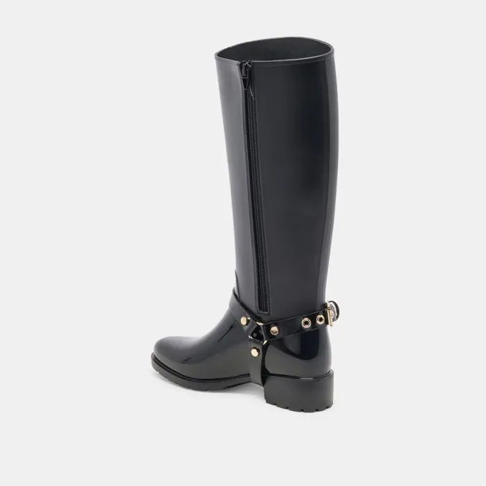 Dolce Vita Cloudy H2O Boots Midnight Patent Stella Women Boots and Booties