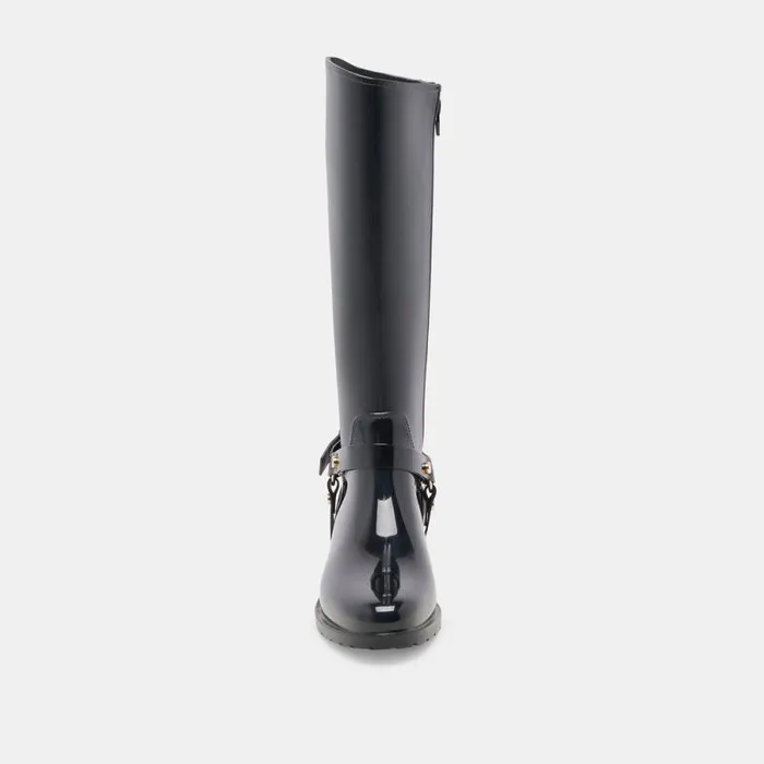 Dolce Vita Cloudy H2O Boots Midnight Patent Stella Women Boots and Booties