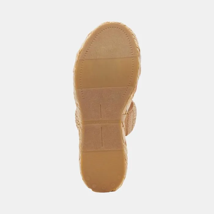 Dolce Vita Corla Sandals Lt Natural Raffia Women Sandals