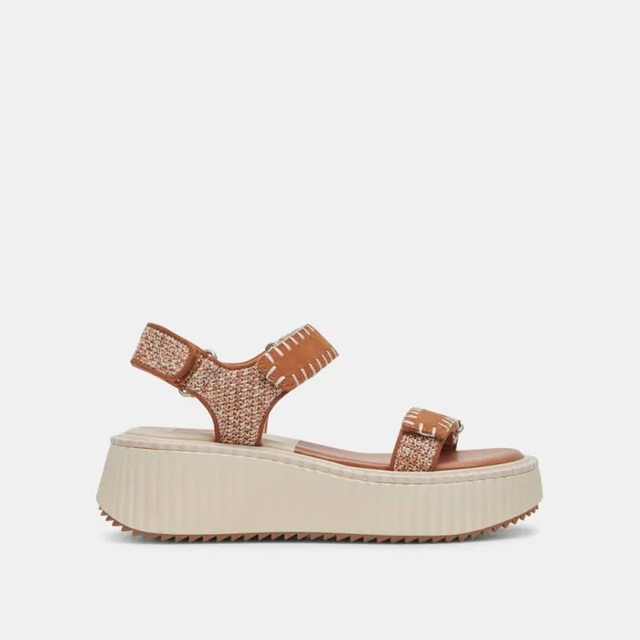 Dolce Vita Debra Sandals Tan Multi Nubuck Women Sandals