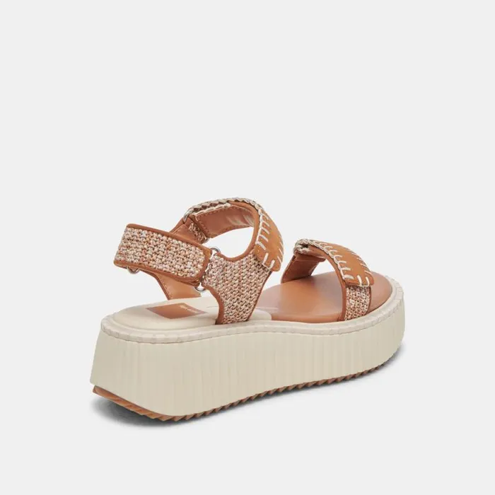 Dolce Vita Debra Sandals Tan Multi Nubuck Women Sandals