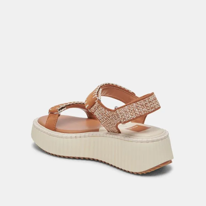 Dolce Vita Debra Sandals Tan Multi Nubuck Women Sandals