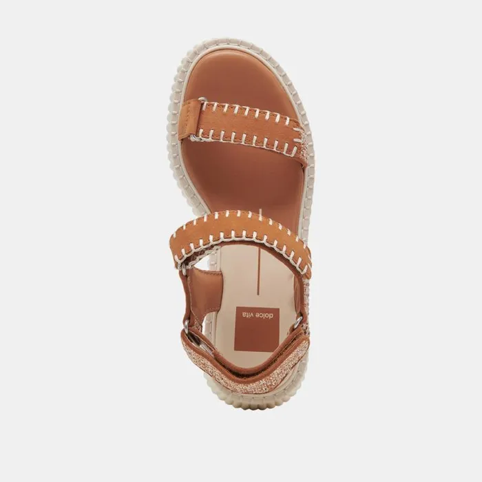 Dolce Vita Debra Sandals Tan Multi Nubuck Women Sandals