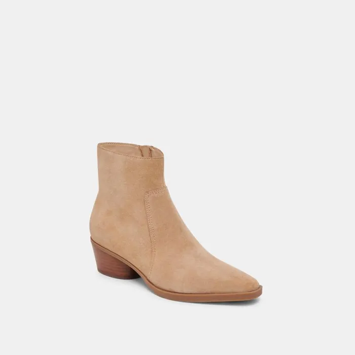 Dolce Vita Fahari H2O Booties Camel Suede Women Boots and Booties