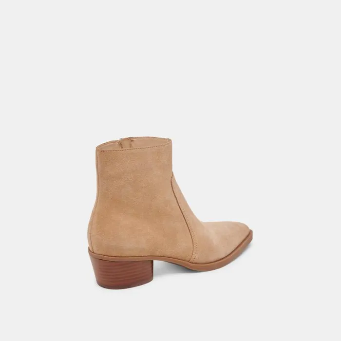 Dolce Vita Fahari H2O Booties Camel Suede Women Boots and Booties
