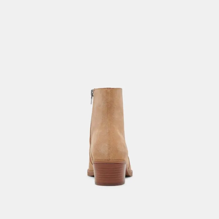 Dolce Vita Fahari H2O Booties Camel Suede Women Boots and Booties