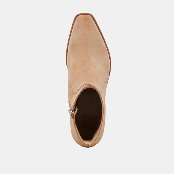 Dolce Vita Fahari H2O Booties Camel Suede Women Boots and Booties