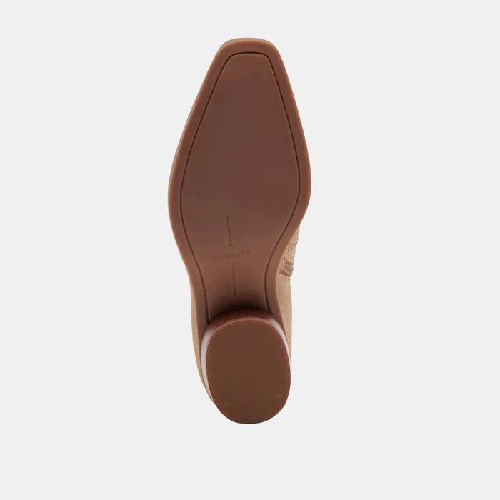 Dolce Vita Fahari H2O Booties Camel Suede Women Boots and Booties