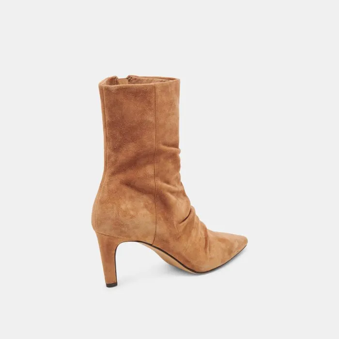 Dolce Vita Fernly Boots Pecan Suede Women Boots and Booties