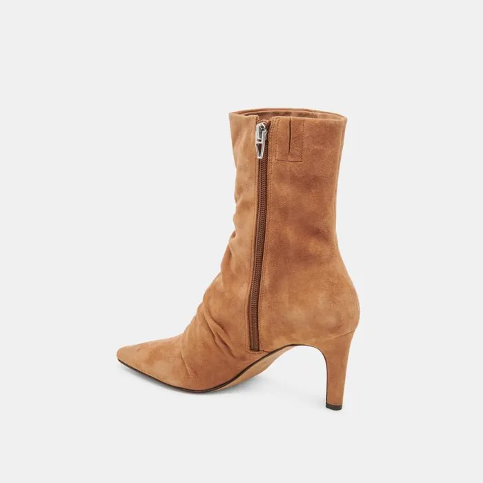 Dolce Vita Fernly Boots Pecan Suede Women Boots and Booties