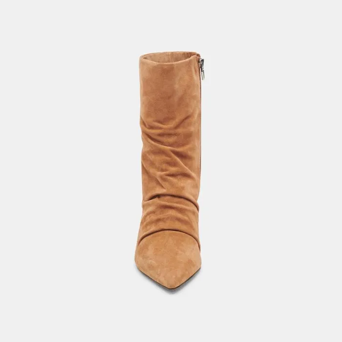 Dolce Vita Fernly Boots Pecan Suede Women Boots and Booties