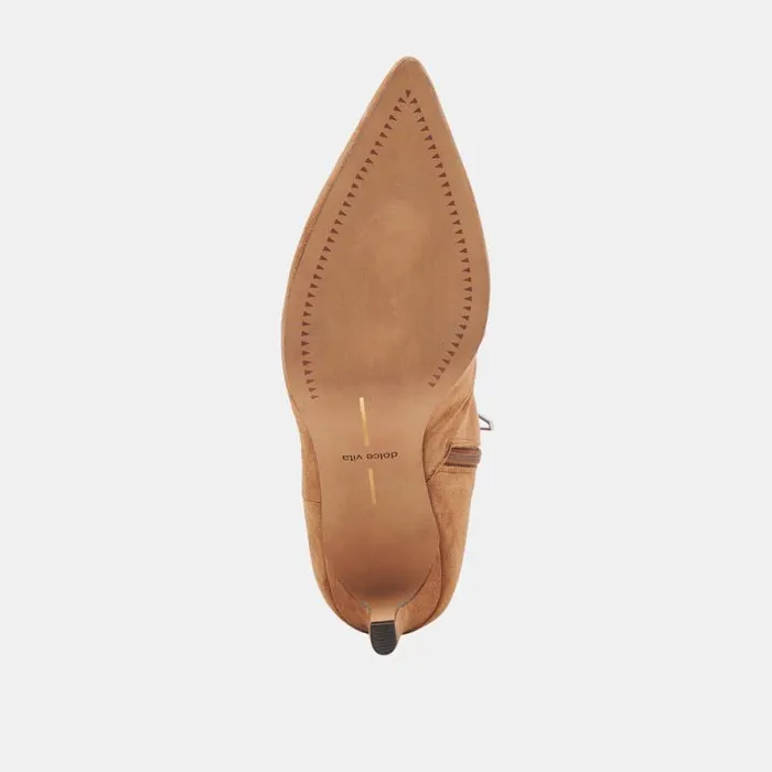 Dolce Vita Fernly Boots Pecan Suede Women Boots and Booties