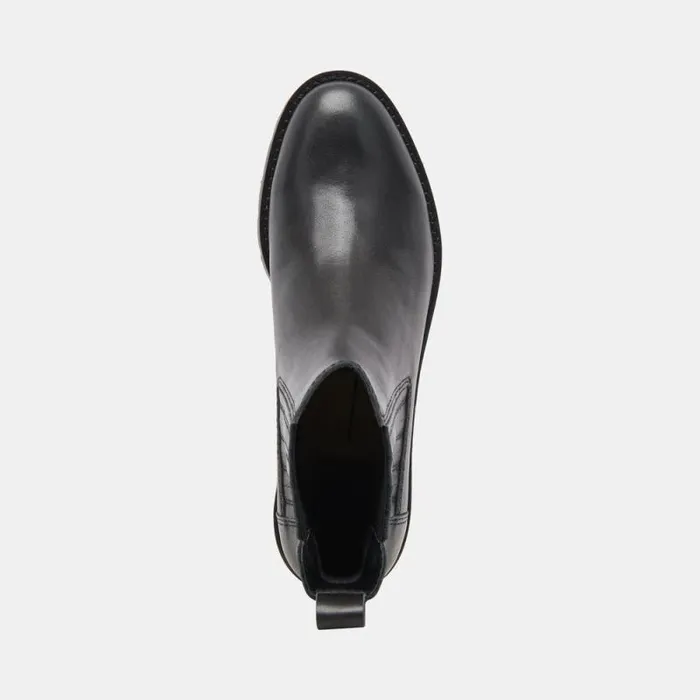 Dolce Vita Fraya H2O Booties Black Leather Women Boots and Booties