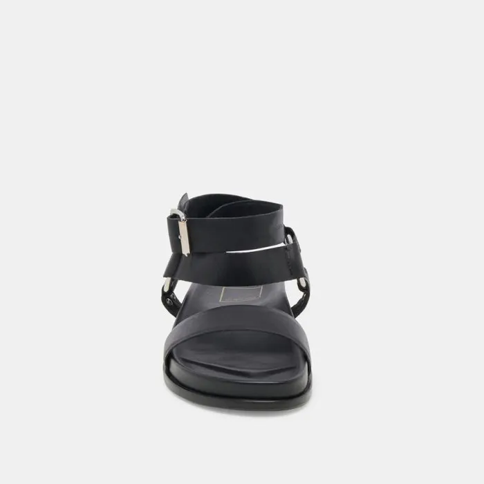 Dolce Vita Gilda Sandals Black Leather Women Sandals