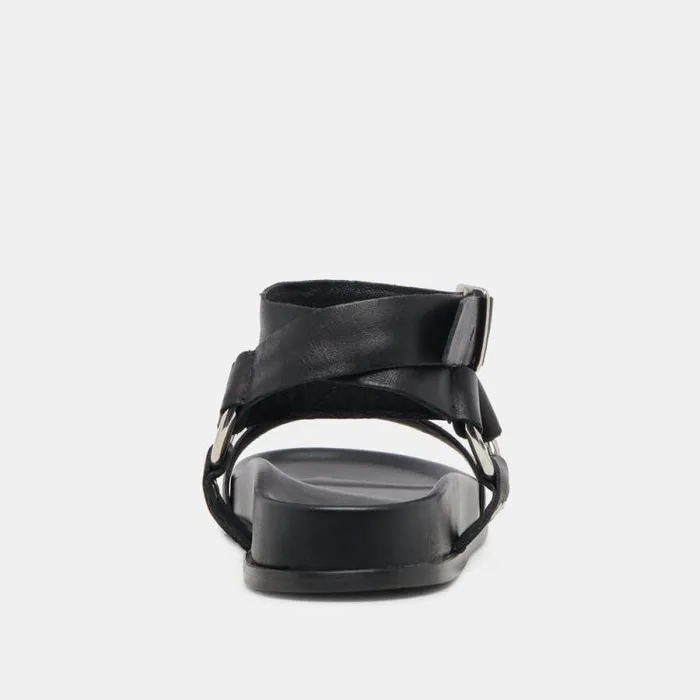 Dolce Vita Gilda Sandals Black Leather Women Sandals