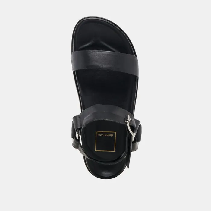 Dolce Vita Gilda Sandals Black Leather Women Sandals