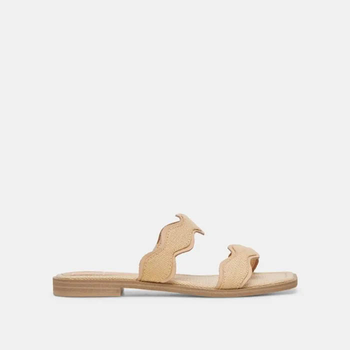 Dolce Vita Ilva Sandals Lt Natural Raffia Women Sandals