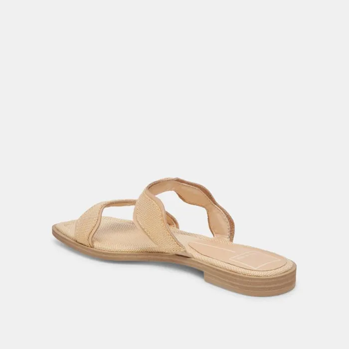 Dolce Vita Ilva Sandals Lt Natural Raffia Women Sandals