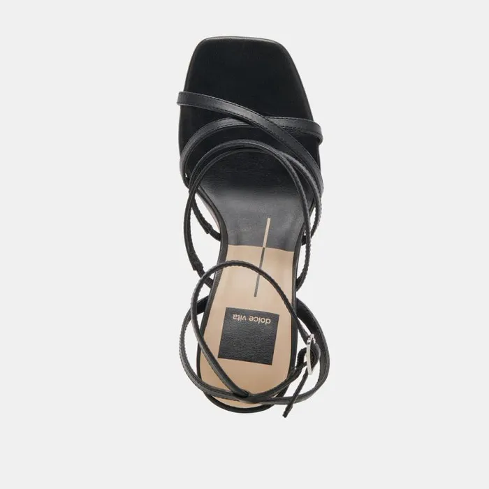Dolce Vita Jenko Heels Black Leather Women Heels
