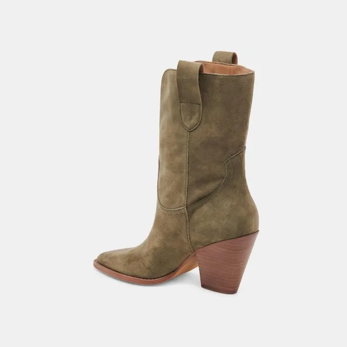 Dolce Vita Jessey Boots Moss Suede Women Boots and Booties