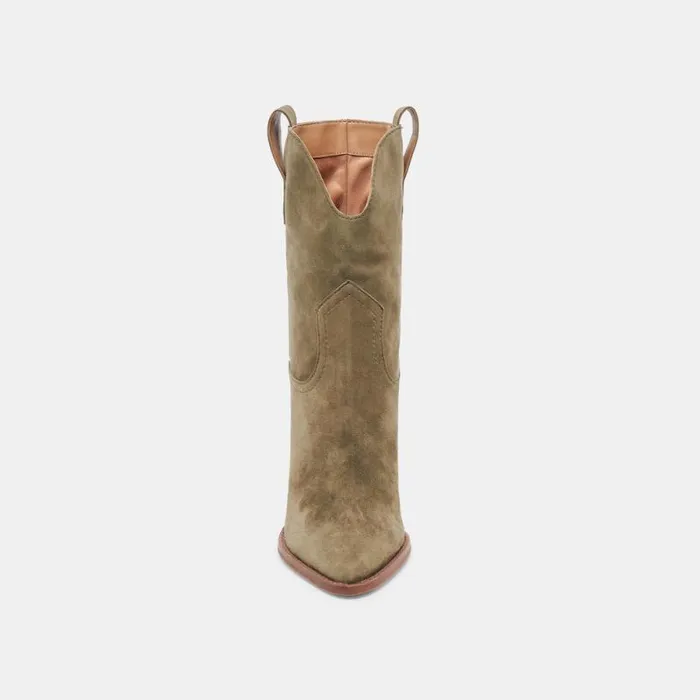 Dolce Vita Jessey Boots Moss Suede Women Boots and Booties