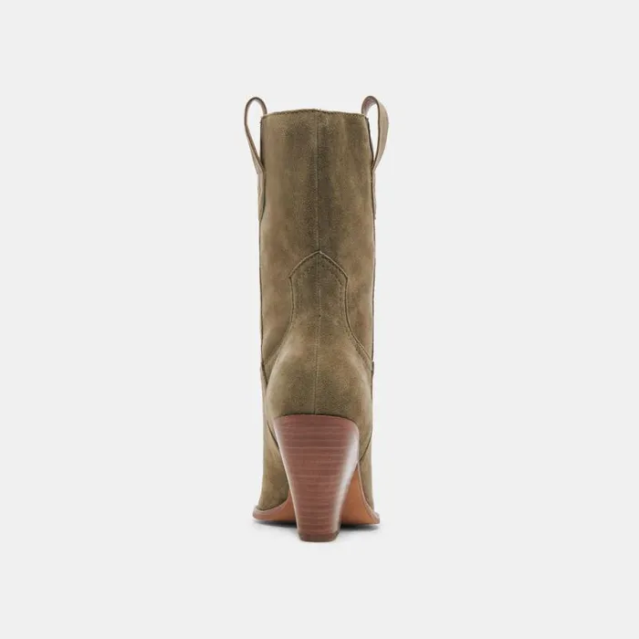 Dolce Vita Jessey Boots Moss Suede Women Boots and Booties