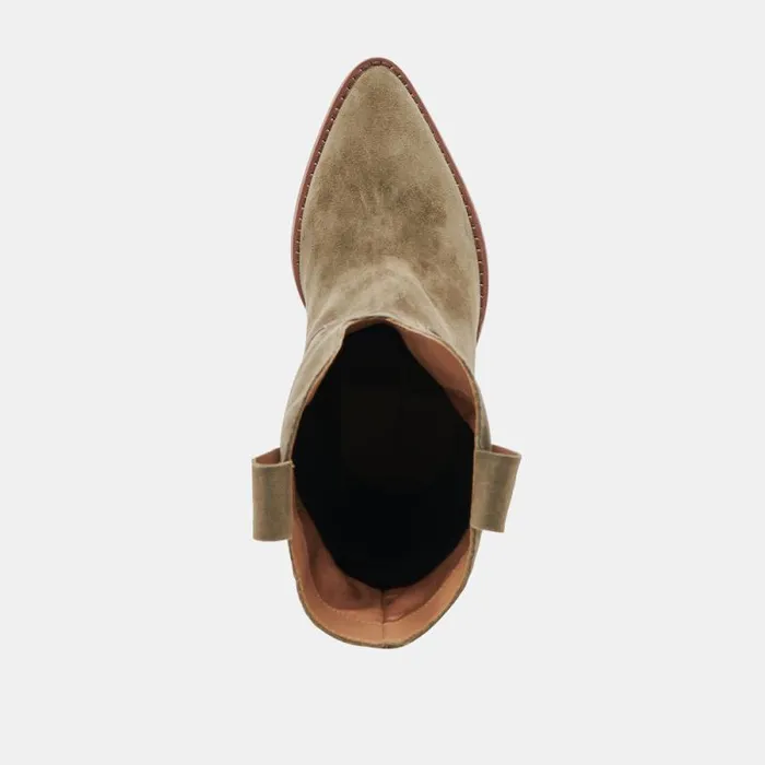Dolce Vita Jessey Boots Moss Suede Women Boots and Booties