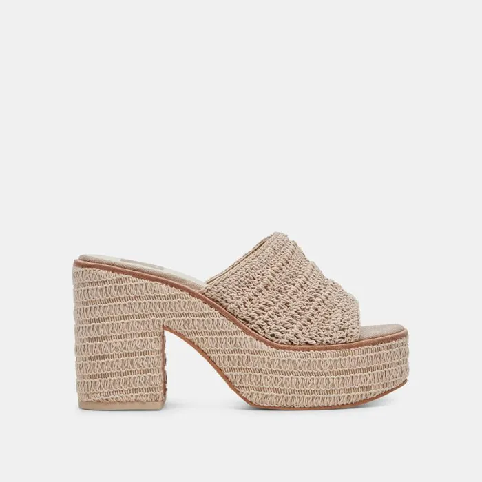 Dolce Vita Ladin Heels Dove Woven Women Wedges