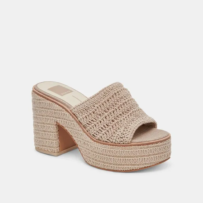 Dolce Vita Ladin Heels Dove Woven Women Wedges