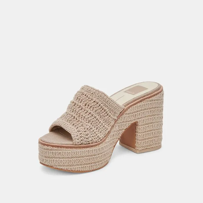 Dolce Vita Ladin Heels Dove Woven Women Wedges