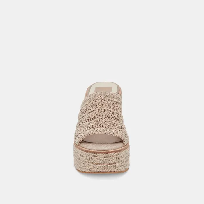 Dolce Vita Ladin Heels Dove Woven Women Wedges