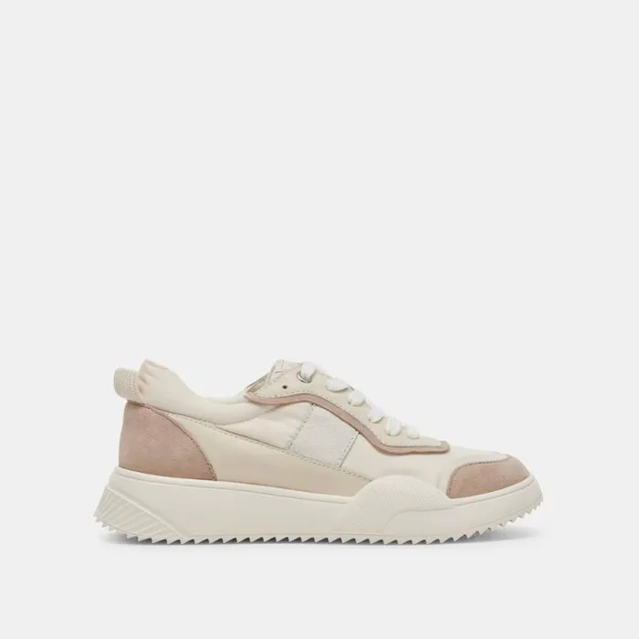 Dolce Vita Lavine Sneakers Ivory Multi Nylon Women Sneakers