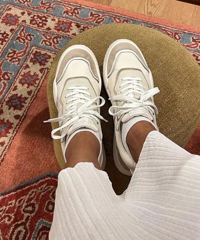 Dolce Vita Lavine Sneakers Ivory Multi Nylon Women Sneakers
