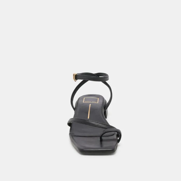 Dolce Vita Lexi Sandals Black Leather Women Sandals