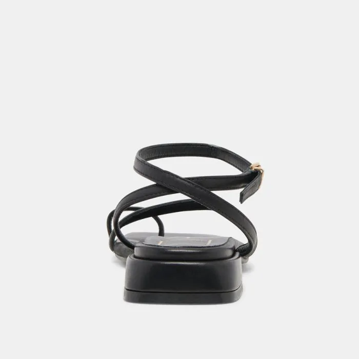 Dolce Vita Lexi Sandals Black Leather Women Sandals