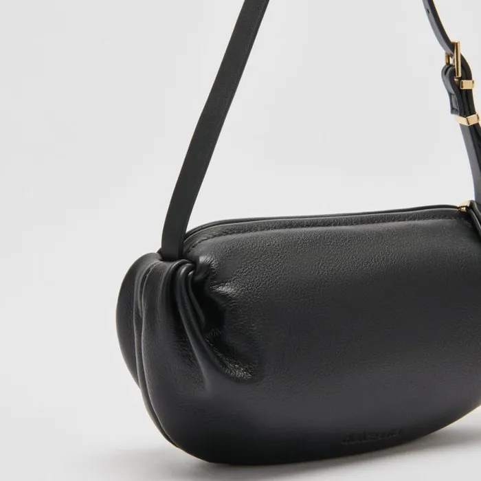 Dolce Vita Livi Shoulder Bag Black Leather Women Handbags