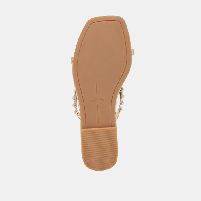 Dolce Vita Lucca Pearl Sandals Gold Pearls Women Sandals