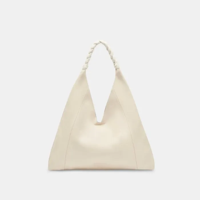 Dolce Vita Mia Tote Ivory Leather Women Handbags
