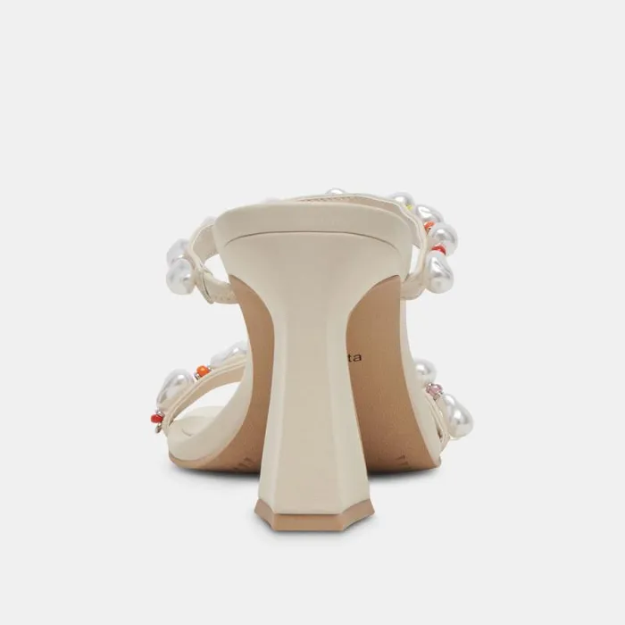 Dolce Vita Naja Pride Heels Rainbow Pearls Women Heels