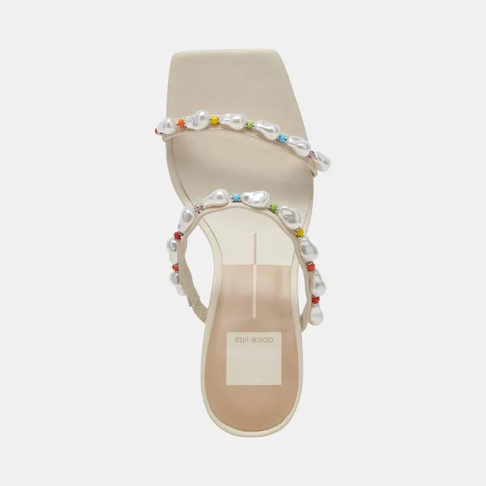 Dolce Vita Naja Pride Heels Rainbow Pearls Women Heels