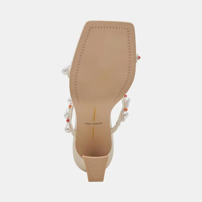 Dolce Vita Naja Pride Heels Rainbow Pearls Women Heels