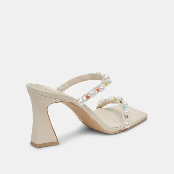Dolce Vita Naja Pride Heels Rainbow Pearls Women Heels