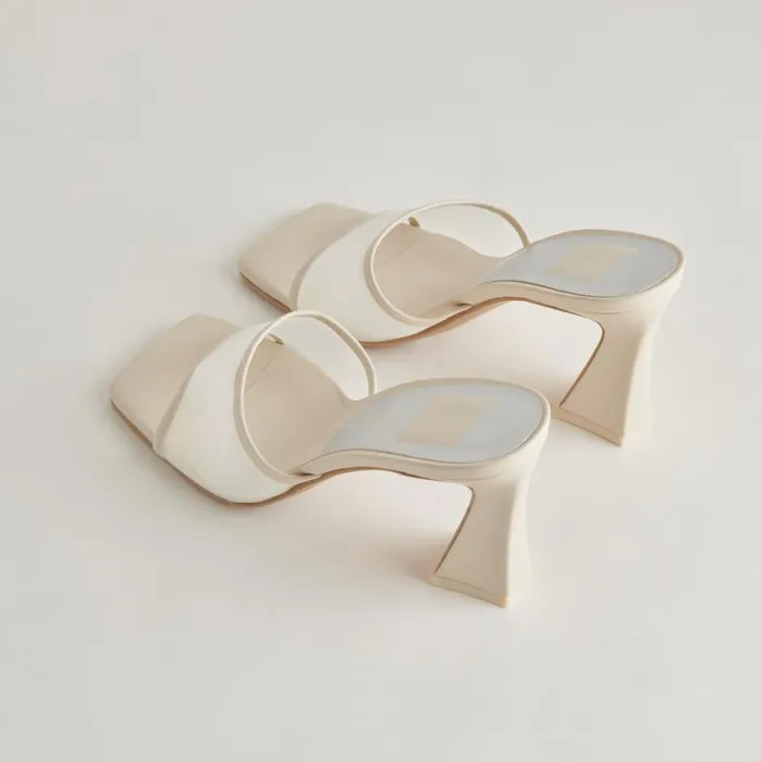 Dolce Vita Narda Heels Ivory Mesh Women Heels