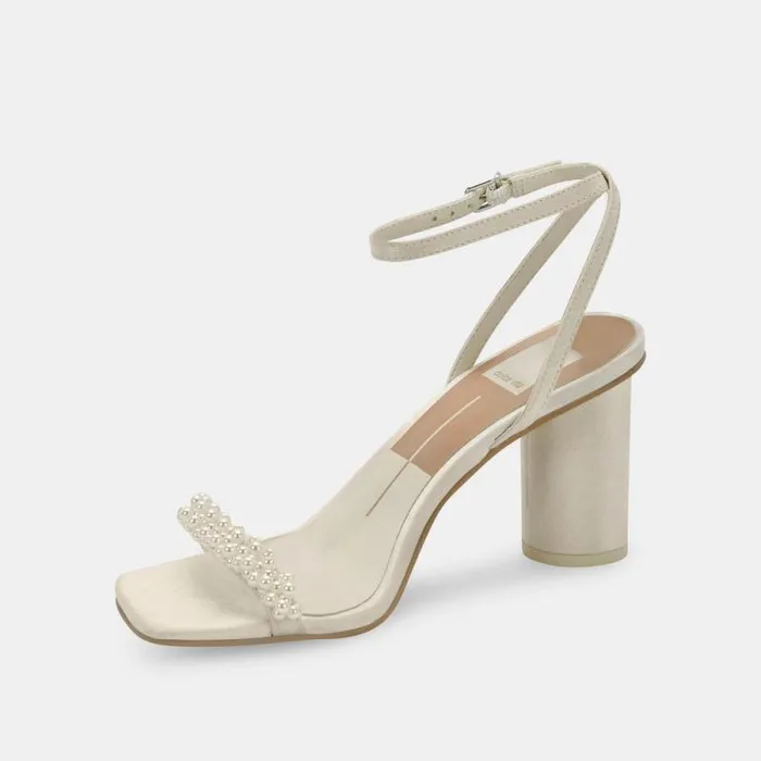 Dolce Vita Nory Heels Vanilla Pearls Women Heels