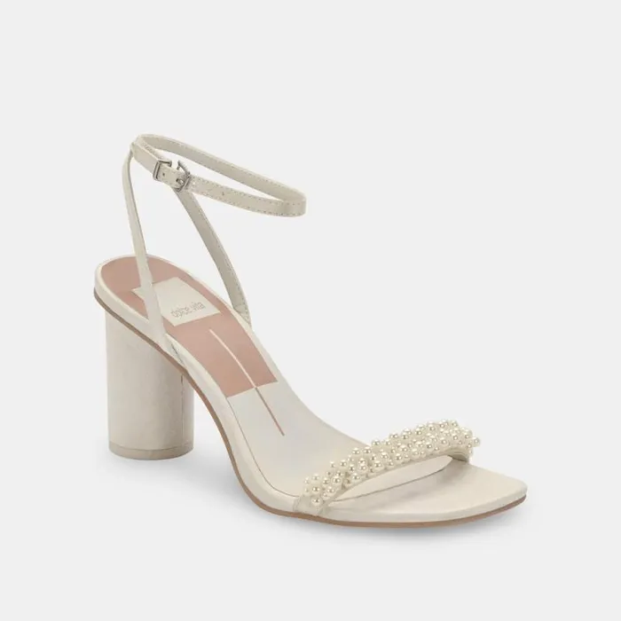 Dolce Vita Nory Heels Vanilla Pearls Women Heels