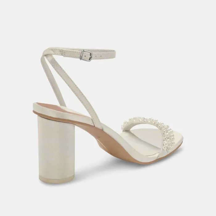 Dolce Vita Nory Heels Vanilla Pearls Women Heels